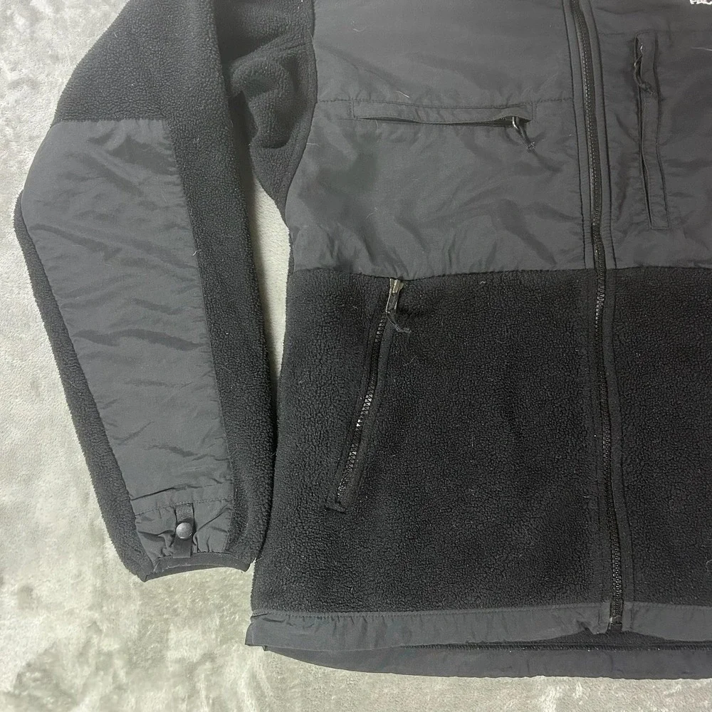 The North Face Jacket Mens Medium Black Fleece Full Zip Polartec Outdoor